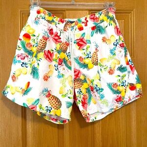 Bermuda Classica Printed Men's Swim Trunks by Agua Menta